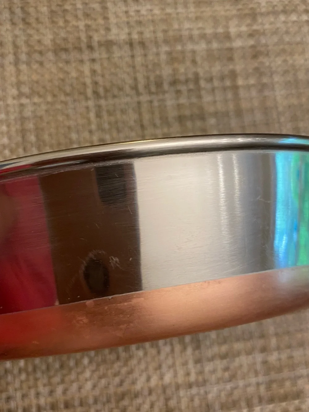 Vtg RevereWare Copper Clad 8” Skillet & Lid.  Made 1978 Clinton, IL NICE